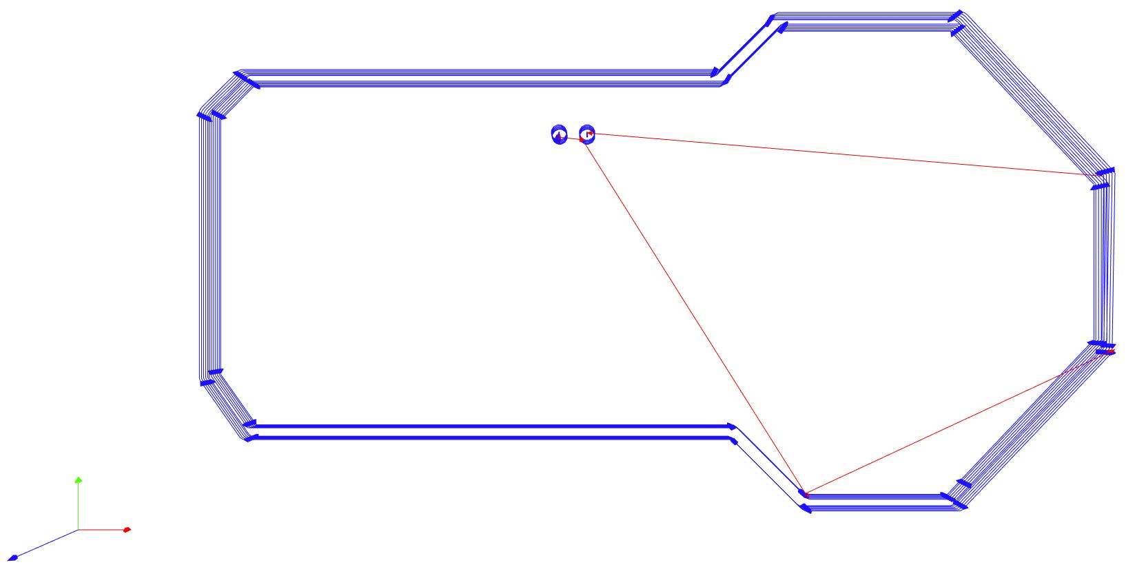 light remote cutout toolpath